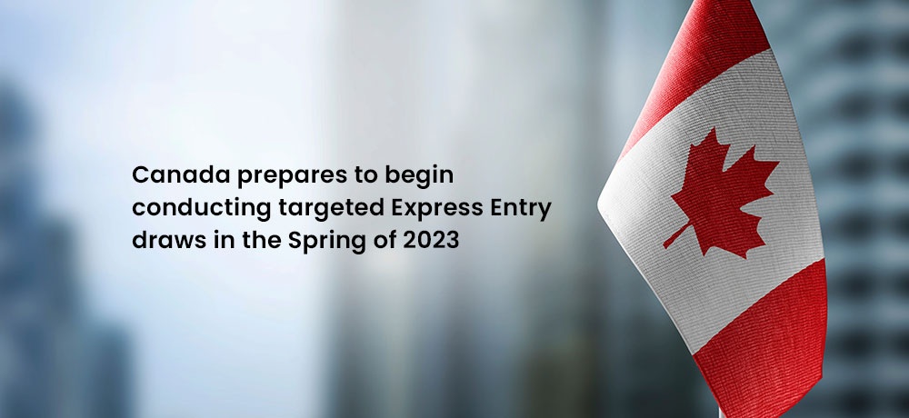 Canada prepares to begin conducting targeted Express Entry draws in the Spring of 2023. 