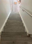 Red Oak Stairs Ivory Color