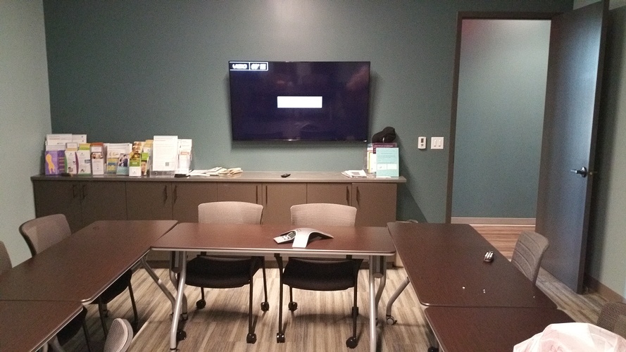 Meeting Room Area Flat Screen TV Wall Mount Installation Frederick MD by Nerical LLC