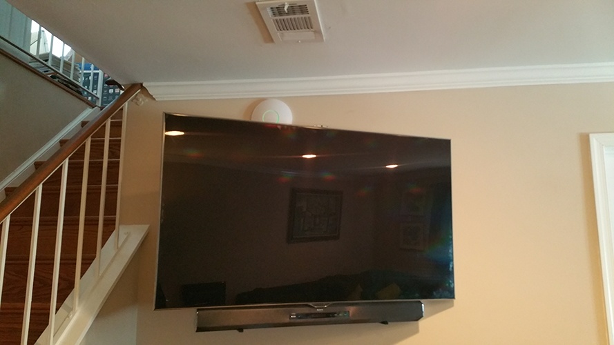 Flat Screen TV Wall Mount Installation Frederick by Nerical LLC - CEDIA Certified Technician