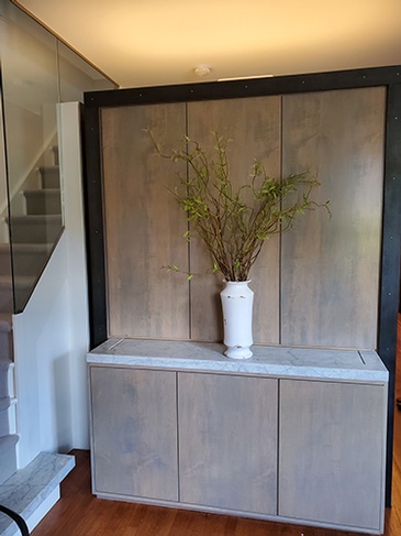Decorative Vase with a Plant - Flat Panel TV Installation Services by Nerical LLC
