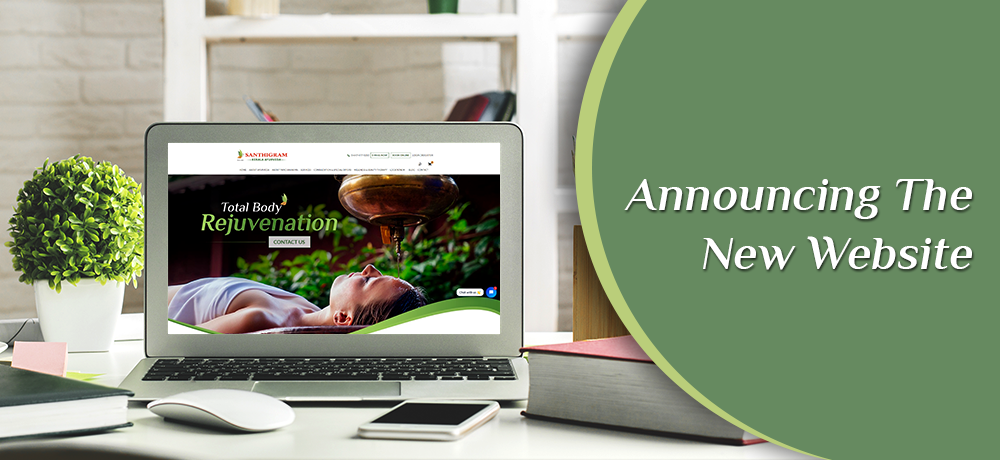 Santhigram Kerala Ayurveda Inc. Announcing The New Website