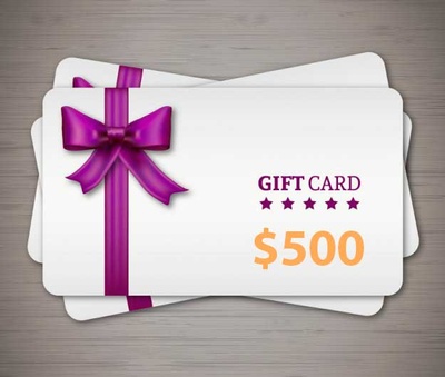 $500 Gift Certificate
