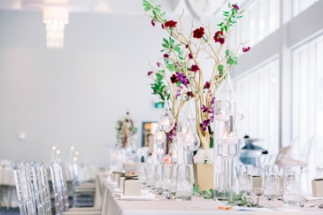Wedding Table Centerpiece by Design Mantraa-Decor and Florals - Toronto Wedding Decorator