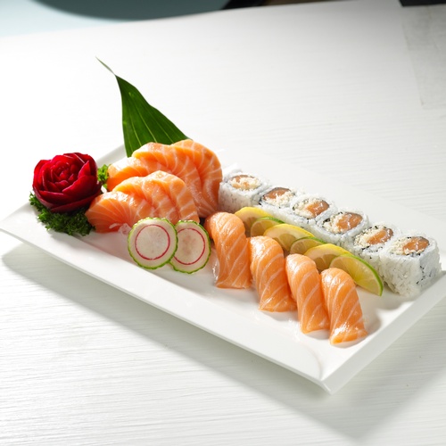 Yummy Sushi Combo well Presented in a Plate by Taiga Japan House - Japanese Traditional Food Vaughan