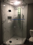 Cecilias Custom Shower - Hamilton Bathroom Renovations by Viva Renovations and Contracting Inc.