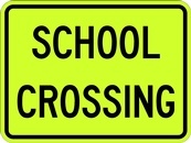 WC Series School Crossing Tab - Regulatory Signage Solutions Campbellford by B M R  Mfg Inc