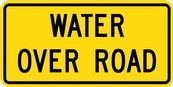 WC Series Water Over Road Tab - Regulatory Signage Solutions Campbellford by B M R  Mfg Inc