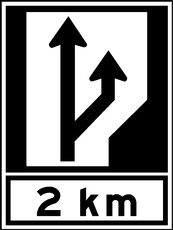 RB Series Passing Lane Ahead at a Distance - Regulatory Signage Solutions Canada by B M R  Mfg Inc