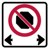 RB Series No Stopping - Regulatory Signage Solutions Campbellford by B M R  Mfg Inc