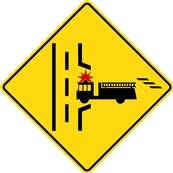 WC Series Fire Truck Entrance Right - Regulatory Signage Solutions Campbellford by B M R  Mfg Inc