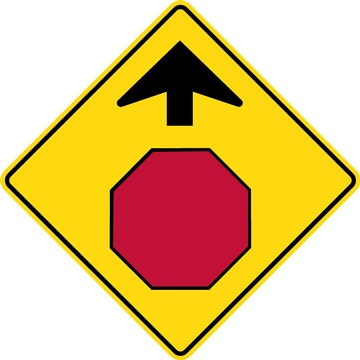WB Series Stop Ahead Road Sign - Regulatory Signage Solutions Trent Hills by B.M.R. Mfg. Inc.