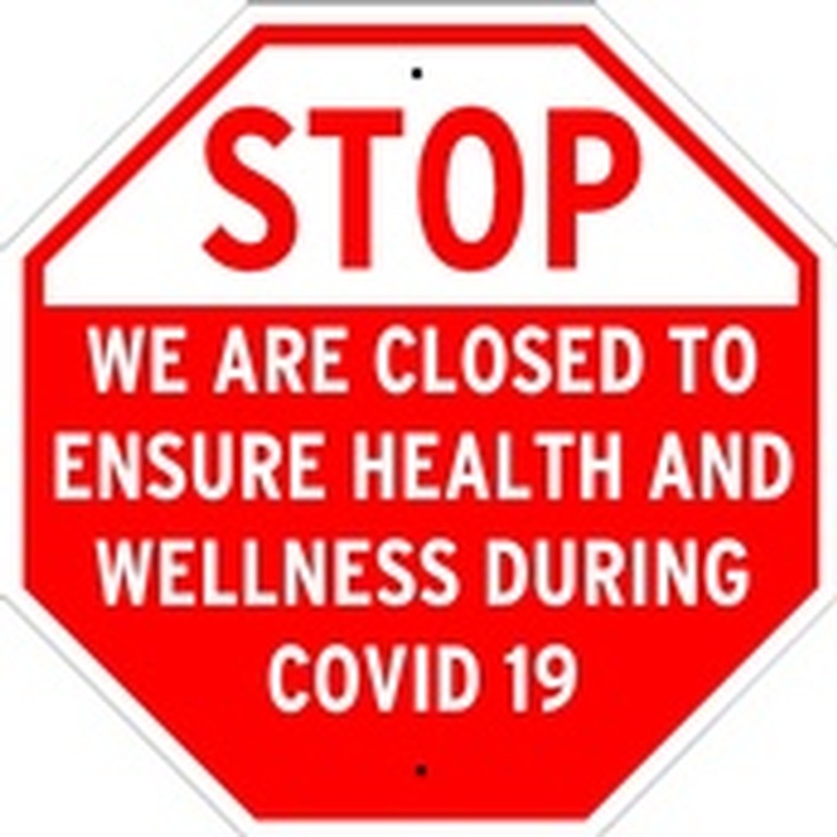 COVID Stop Sign Board - Signage Manufacturing Campbellford by B M R  Mfg  Inc