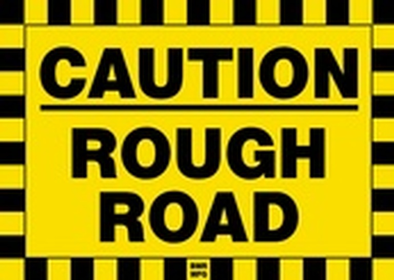 Caution Rough Road Sign Board - Signage Solutions Campbellford by B M R  Mfg  Inc