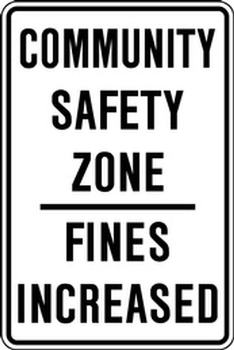RC Series Community Safety Zone - Regulatory Signage Solutions Campbellford by B M R  Mfg Inc