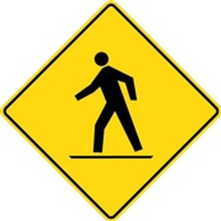 WC Series Pedestrians Ahead - Regulatory Signage Solutions Campbellford by B M R  Mfg Inc