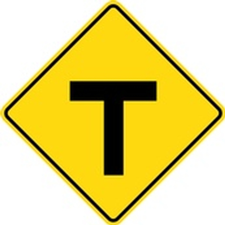 WA Series T Intersection Uncontrolled - Regulatory Signage Solutions Campbellford by B M R  Mfg Inc