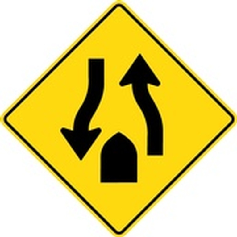 WA Series Divided Road Ends - Regulatory Signage Solutions Campbellford by B M R  Mfg Inc