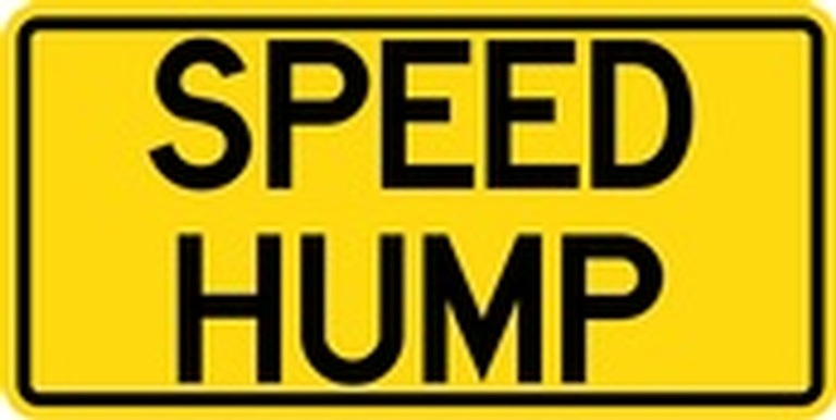WA Series Speed Hump Tab - Regulatory Signage Solutions Trent Hills by B M R  Mfg Inc