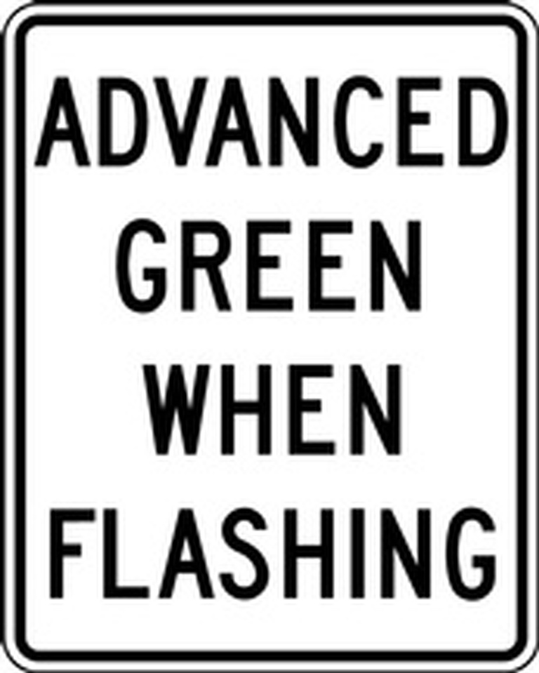 RB Series Advanced Green When Flashing - Regulatory Signage Solutions Trent Hills by B M R  Mfg Inc