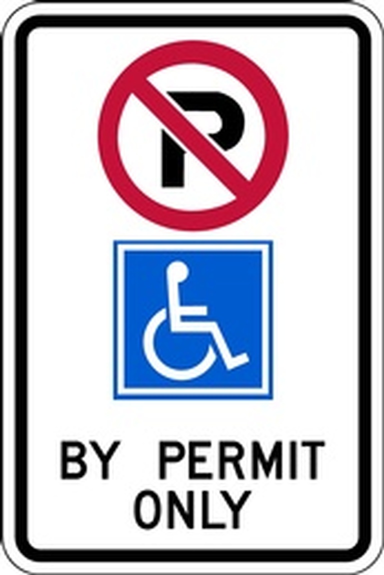 RB Series Disabled Parking Permit - Regulatory Signage Solutions Belleville by B M R  Mfg Inc