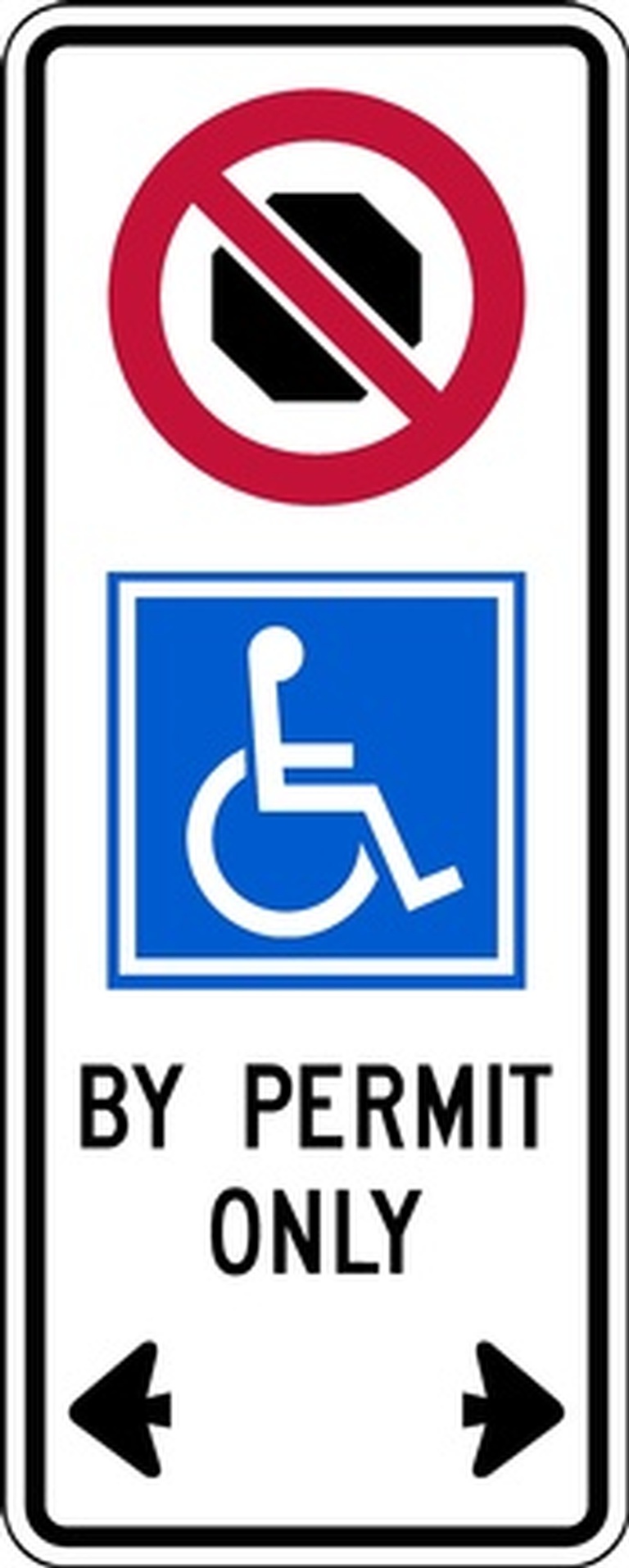 RB Series Disabled Stopping Exemption - Regulatory Signage Solutions USA by B M R  Mfg Inc