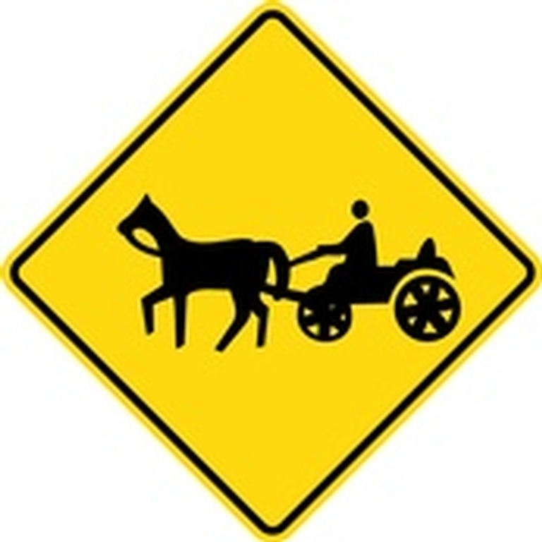 WC Series Horse Drawn Vehicle - Regulatory Signage Solutions Canada by B M R  Mfg Inc