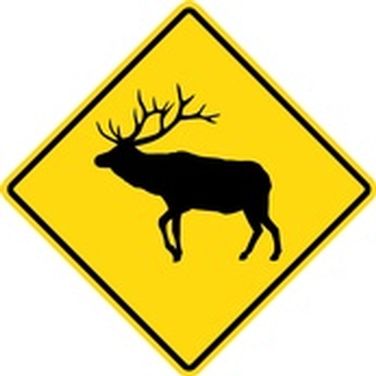 WC Series Elk Crossing - Regulatory Signage Solutions Campbellford by B M R  Mfg Inc