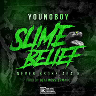 Youngboy Slime Belief - Mixtape Cover Design by Design by JT - Graphic Designer Atlanta