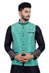 Darkcyan  Nehru Jacket   RK4134