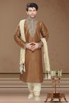 Brown Color Classical Kurta Payjama