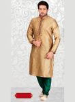 Mens Ethnic Beige Kurta Payjama