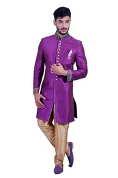 Dark Lavender  Indowestern Sherwani  RK1101