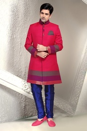 Pink Color Elegant Look Indo Western Sherwani