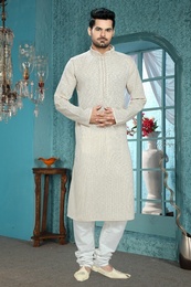 White Color Princewear Kurta Payjama