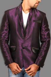 Flamboyant Russell Purple Blazer BL5026