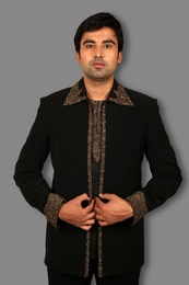 Marvelous Black Jodhpuri Suit BL3060