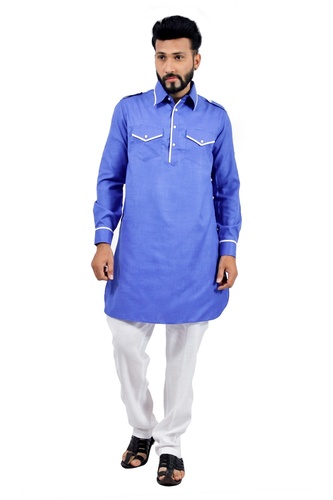 Blue  Pathani Suit  RK4139