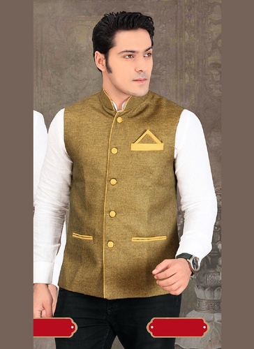 Amazing Brown Color Imported Nehru Jacket