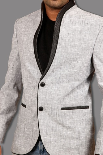 Elegant Silver Grey Blazer BL5027