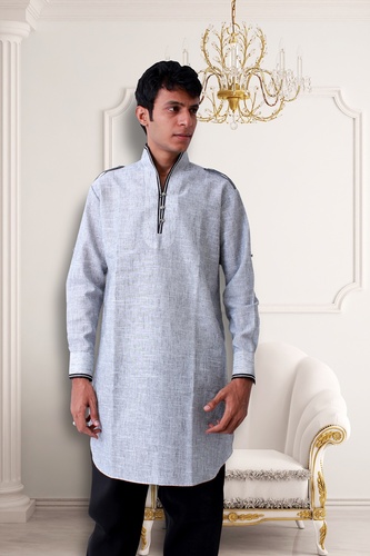 Classy Rich Linen Pathani Suit BL4015