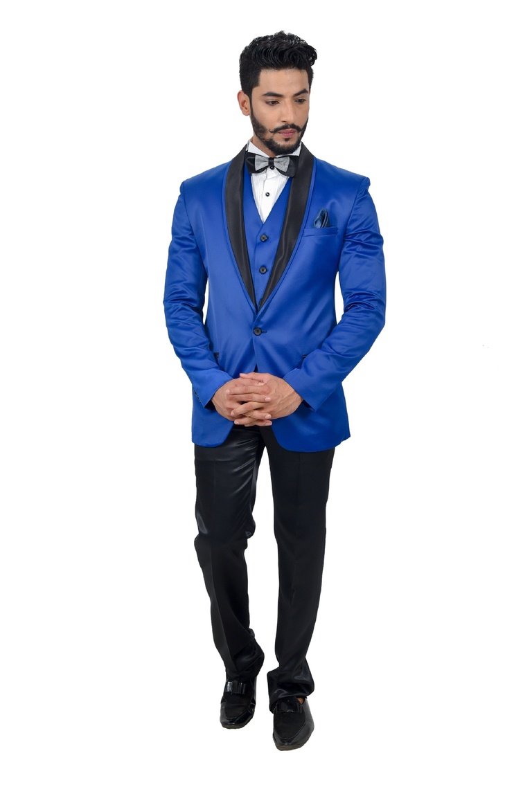 Blue And Black Designer Collection Suit Online