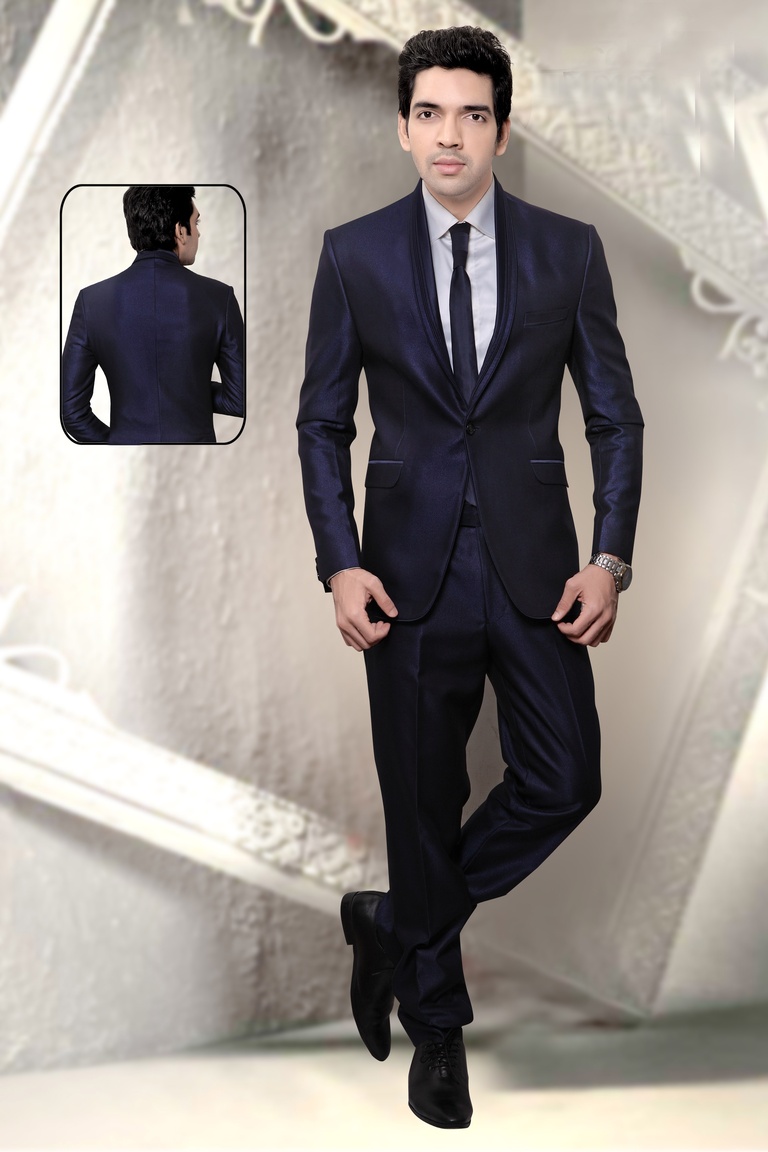 Slim Shawl Lapel Wedding Reception Suit