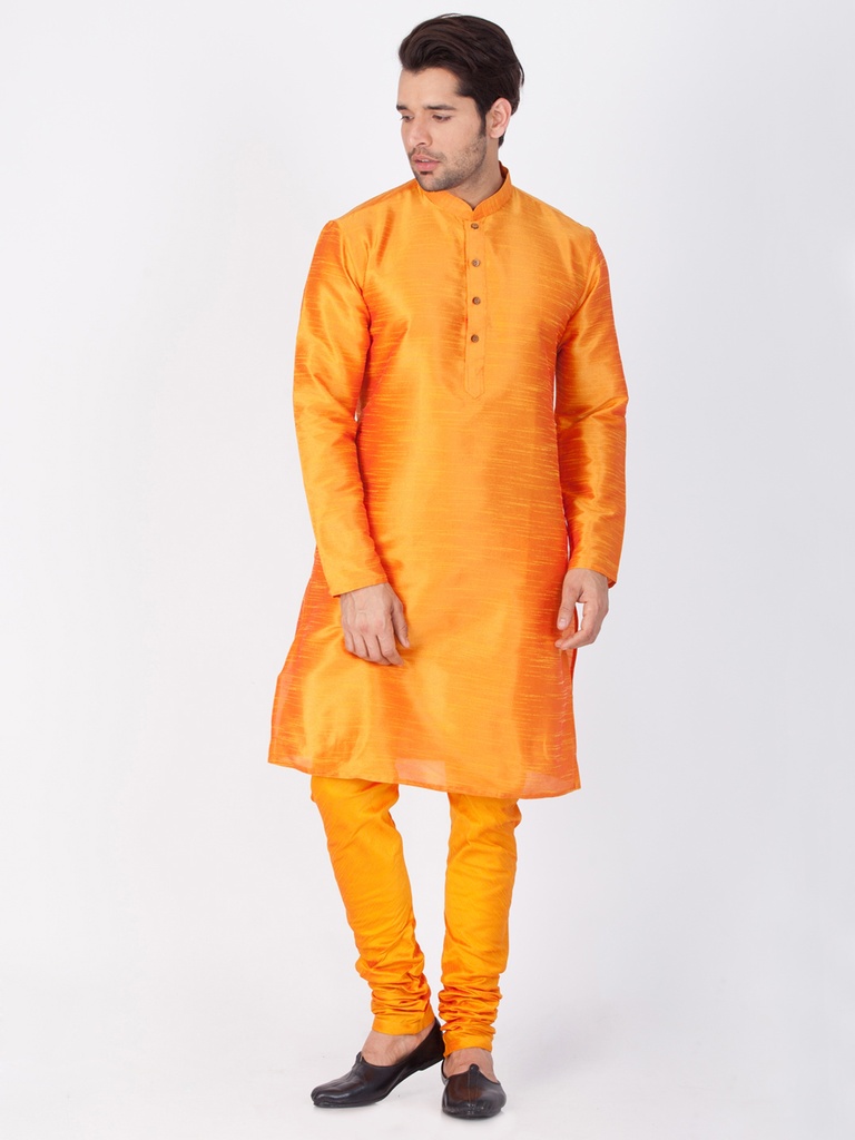 Delightfull Orange Kurta Pajama