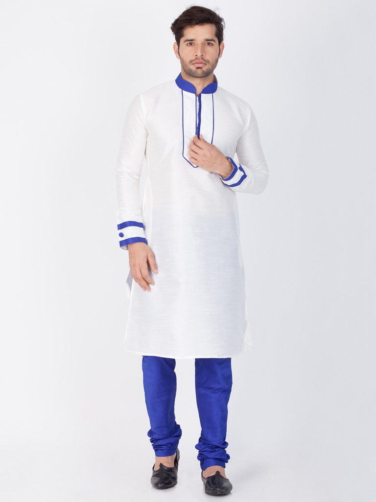 White Cotton Kurta Pajama
