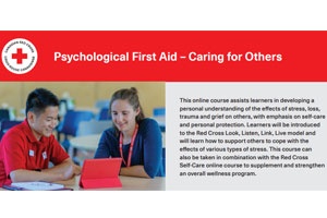 Psychological First Aid – Caring for Others