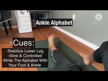 Exercises for Tight, Stiff or Immobile Ankles - Ankle Alphabet