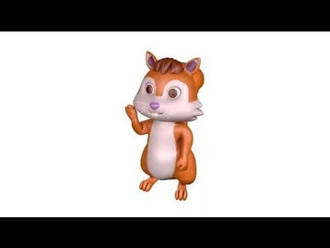 3D Animated Squirrel Test