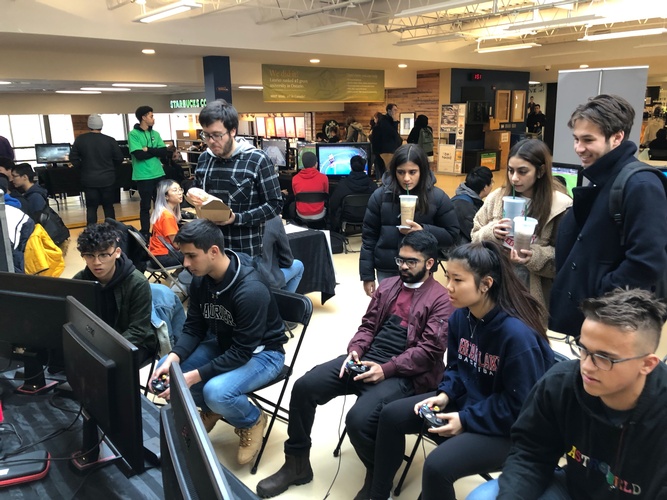 College Students Playing Video Games - College Video Game Events Windsor by We Got Game