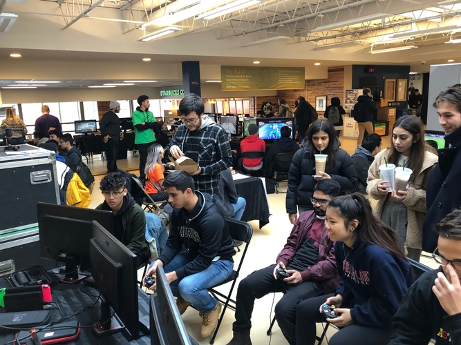Students Playing Video Games - College Video Game Events GTA by We Got Game